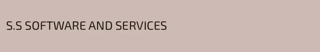 S.S SOFTWARE AND SERVICES